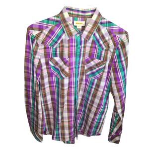 Vintage Diesel Men's Plaid Button Dwn Sz L